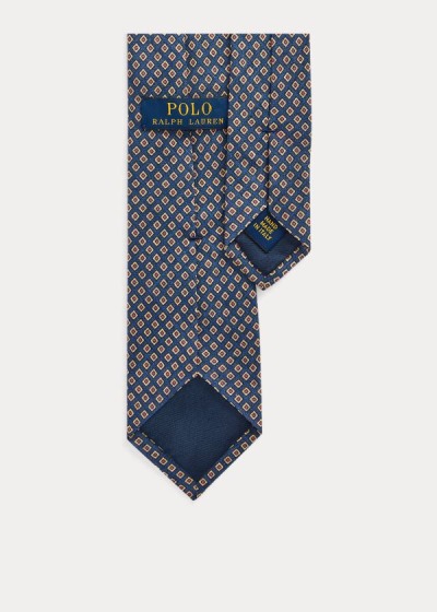 Men's Polo Ralph Lauren Neat Linen Narrow Ties | 431659KEY